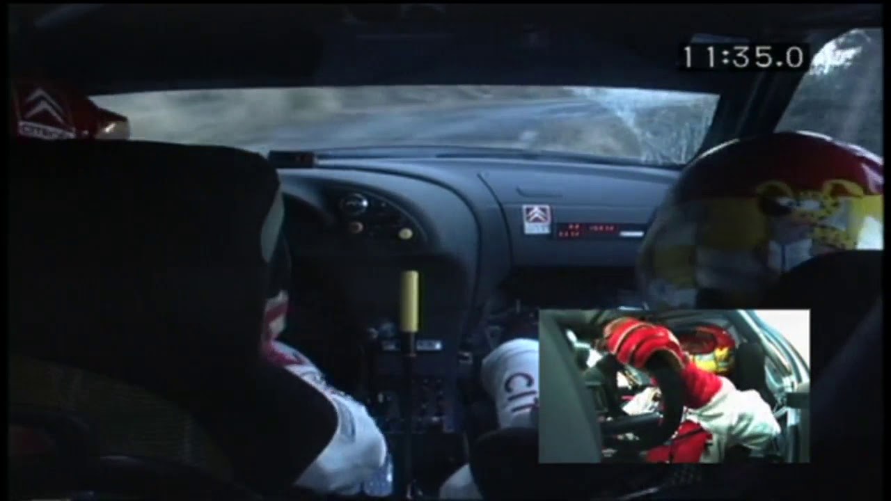 Citroën Xsara WRC feat. Sebastien Loeb - 2003 Rallye Monte Carlo SS08 (Onboard)