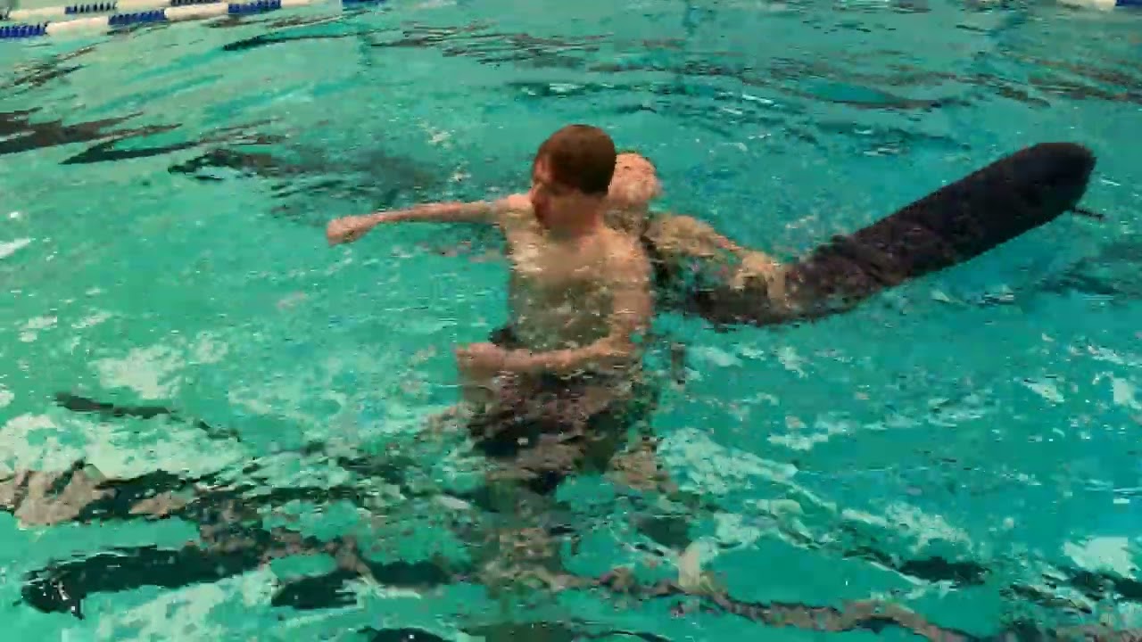 American Red Cross Lifeguard: Deep Water Submerged Victim Rescue - timed event