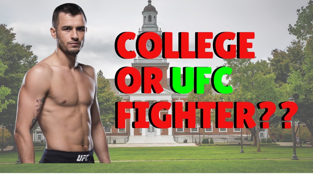 STORY TIME...WHY I dropped out of college to become a UFC fighter!!