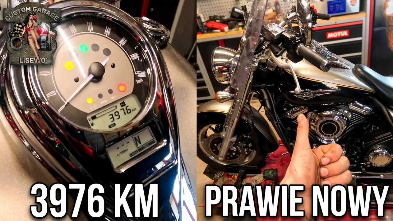 Kawasaki Vn Vulcan 1700 Wymiana płynów i pełna diagnostyka...Prawie nowy motocykl...