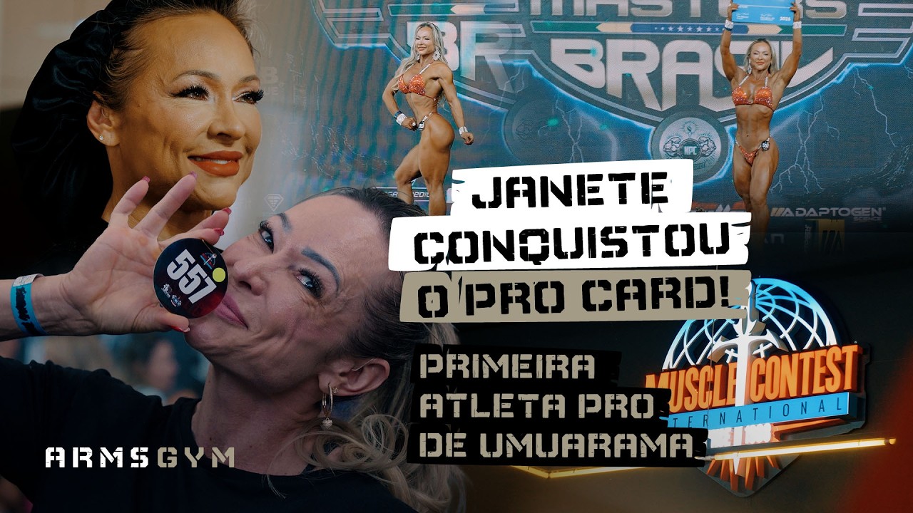 Atleta PRO em 7 meses | A conquista histórica da Janete no fisiculturismo