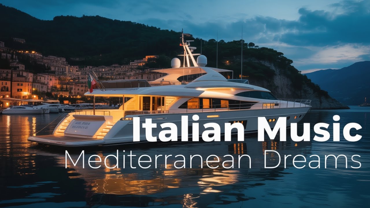 🎶 Italian Vibes & Mediterranean Music 🎶 Chill Escape Amalfi Coastline & Lake Como 4K Serenity