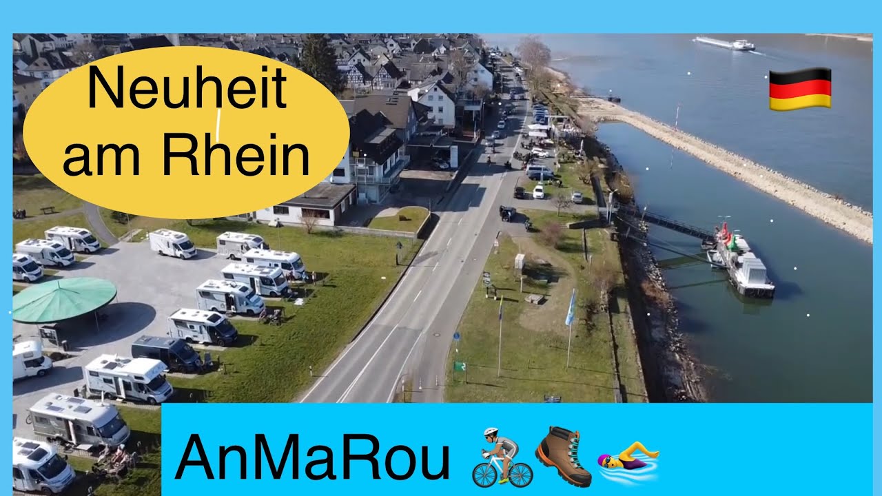 🇩🇪 Rhein Osterspai Wohnmobilstellplatz, UNESCO Welterbe, Rhein-Lahn-Kreis