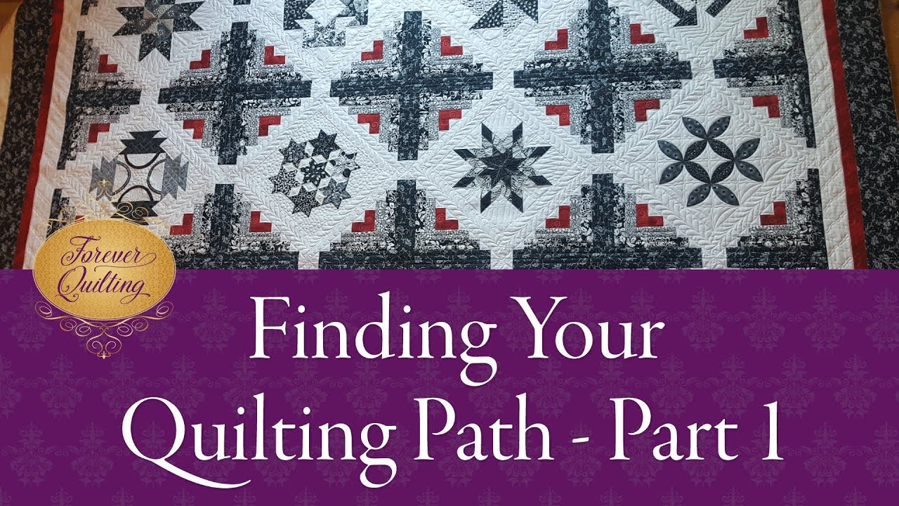 Finding your Quilting Path around a Sampler quilt-Part 1 (continuous quilting)