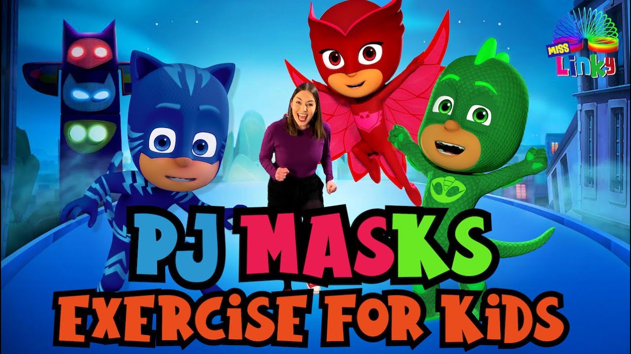 PJ Masks Exercise for Kids | Indoor Workout for Children | No Equipment PE Lesson for Kids