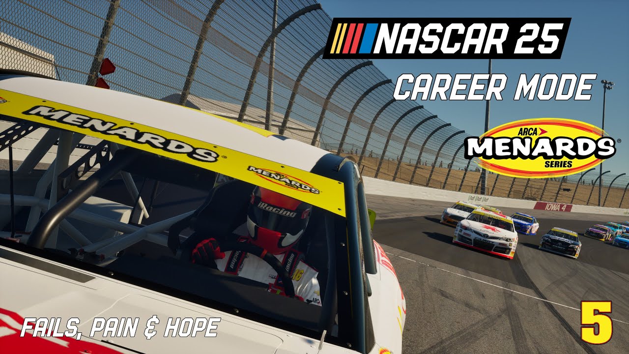 Nascar 25 Career Mode EP 5 - Fails, Pain & Hope