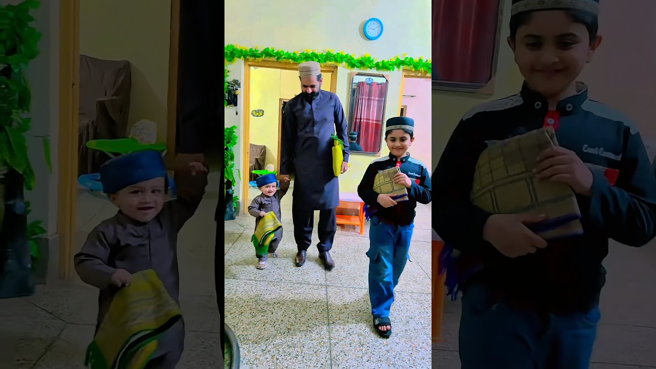 Mashallah Chota bhai bhi namaz parhe ga😍#shorts #shortvideo #islamic #viral #shaheerjutt