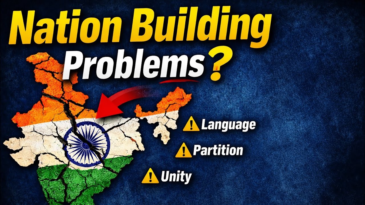 Challenges of Nation Building | Class 12 Political Science Book 2 | Full Chapter in One Video 🔥