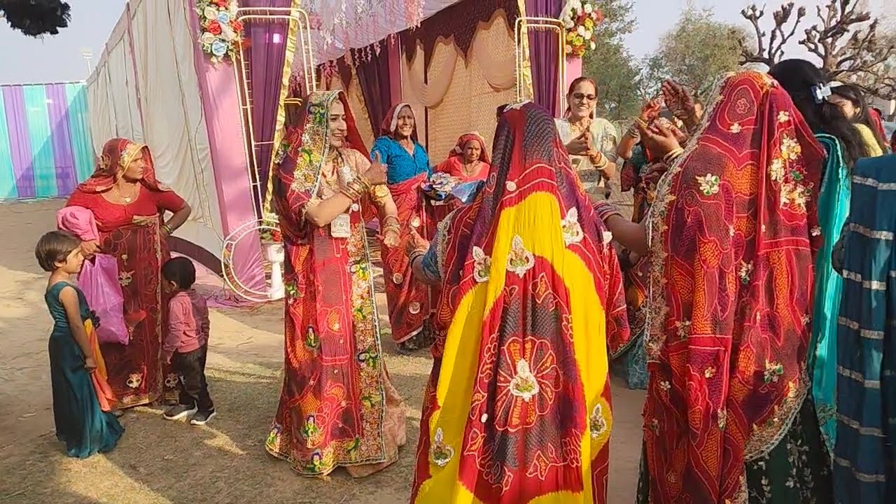 New Shekhawati Wedding Dance Video | Shekhawati Chak Poojan video| Rajasthani jaatni dance video