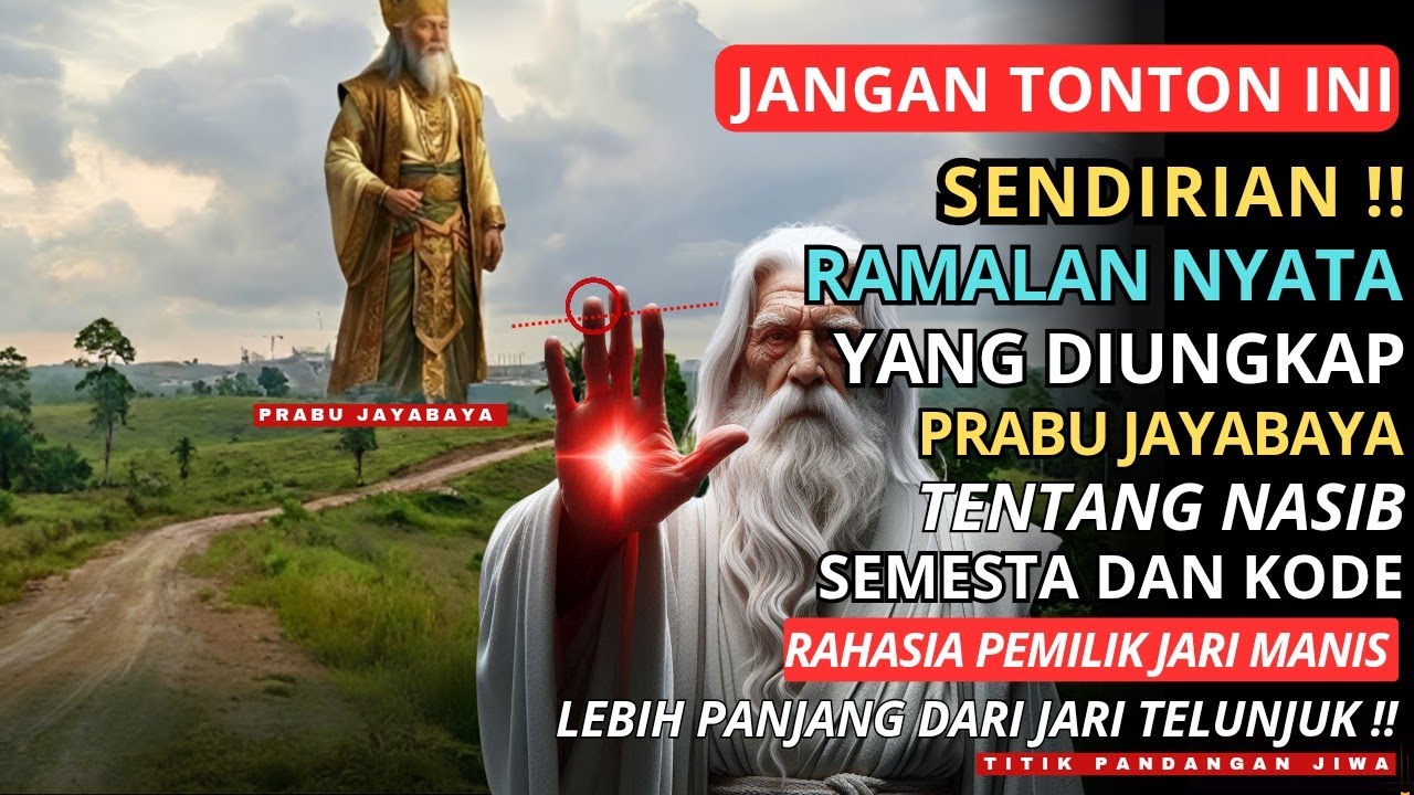JIWA TERPILIH💫JANGAN TONTON SENDIRI😱Ramalan Jayabaya Ungkap Nasib Semesta &Kode Rahasia Jari Manis😱🚀