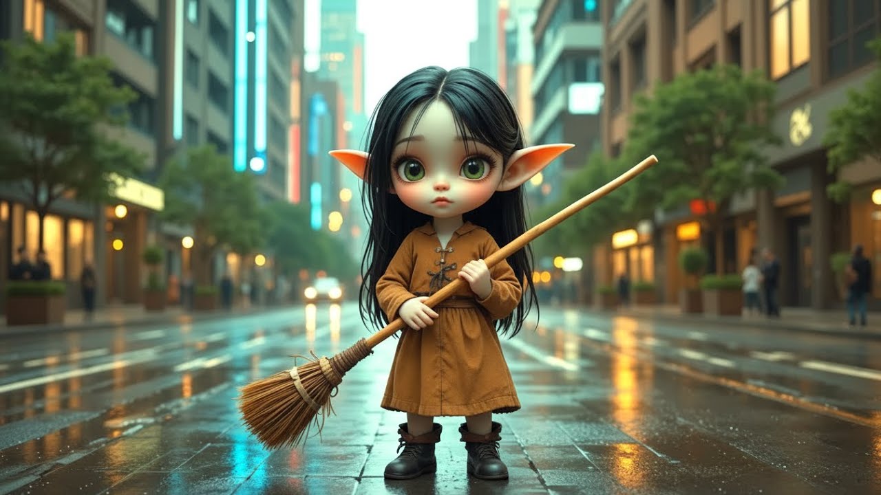 An Alien Child Swept Streets Just to Survive—Until a Human Saw Her Eyes  HFY