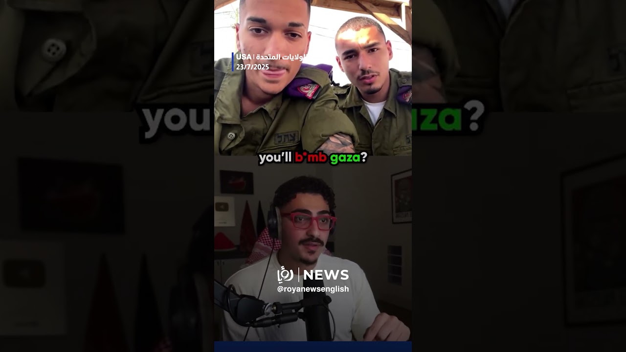 Social media influencer confronts “Israeli” soldiers over Gaza atrocities