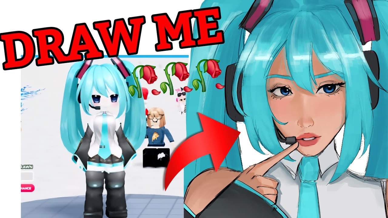 PLAYING ROBLOX DRAW ME TILL PRO SERVERS PART3