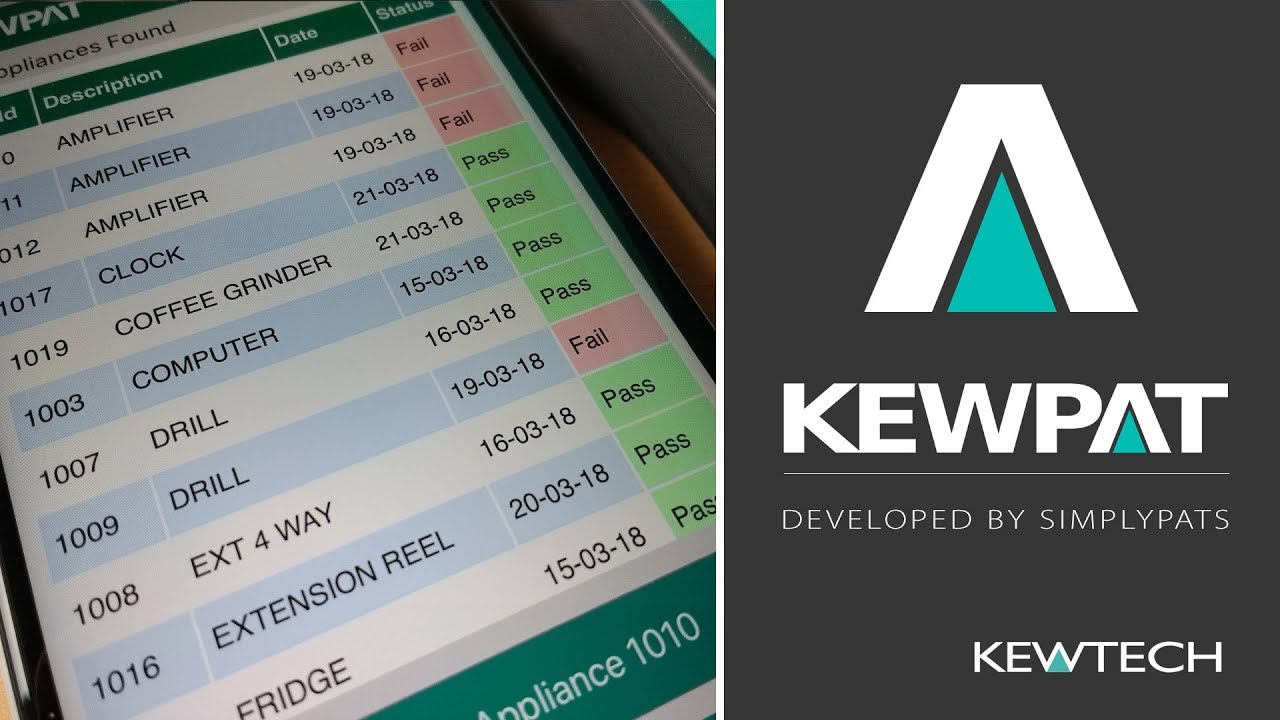 KEWPAT App - Review and Filter Appliances