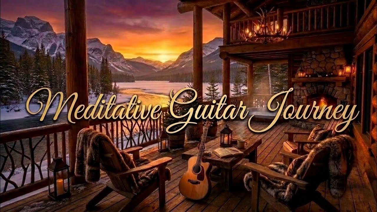 Meditative Guitar Journey: Mountain Sunset Sanctuary