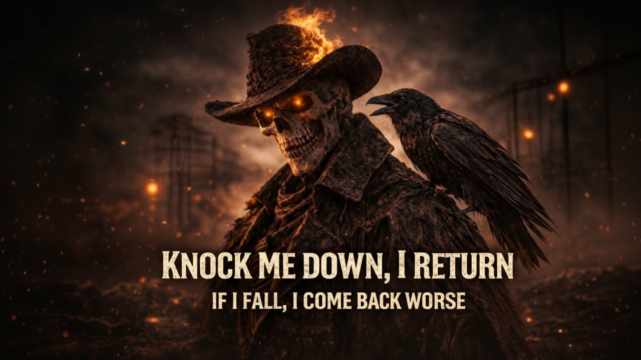 If You Knock Me Down, I’ll Come Back — “If I Fall, I’ll Return Worse” | Dark Country Music