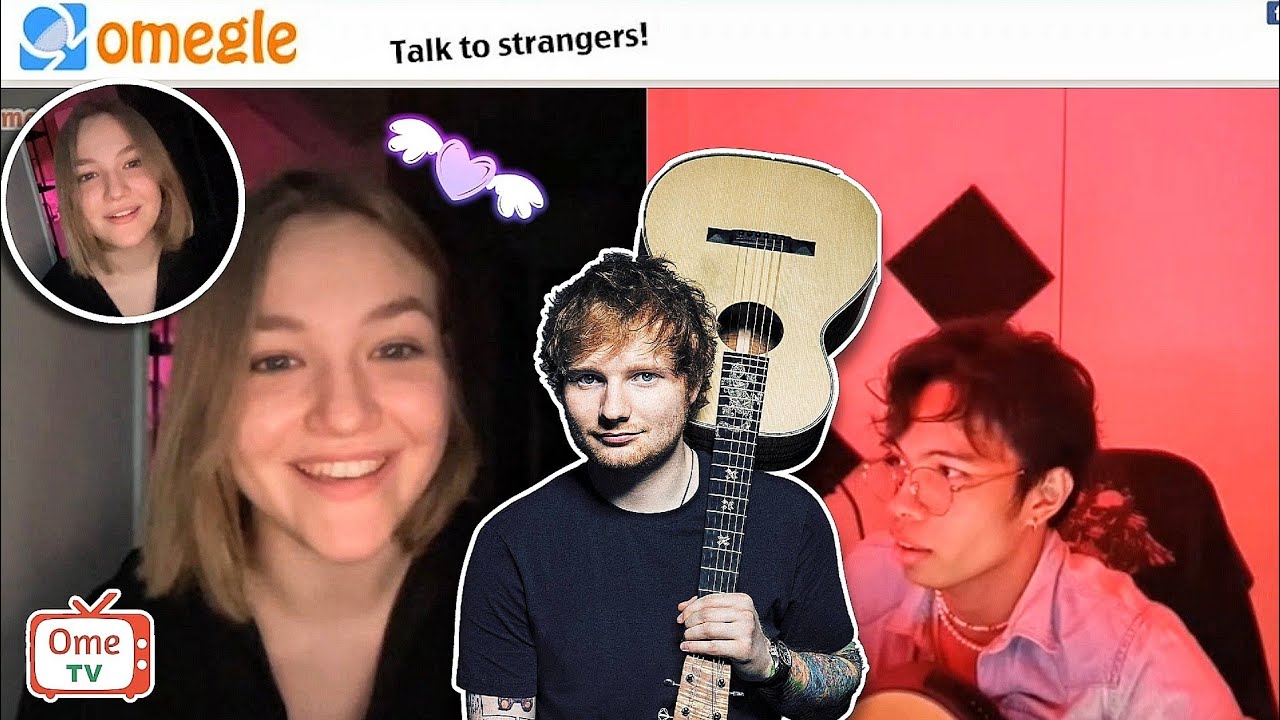 Самая милая улыбка, которую вы когда-либо видели на Omegle | Исполнение песен Эда Ширана ❤️