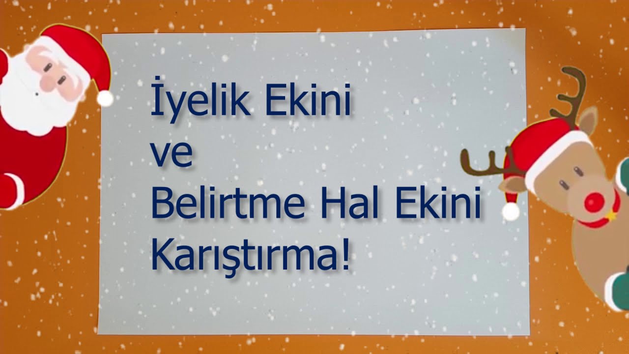 İYELİK EKİ İLE BELİRTME HAL EKİ FARKI ( ARTIK KARIŞTIRMAK YOK !)