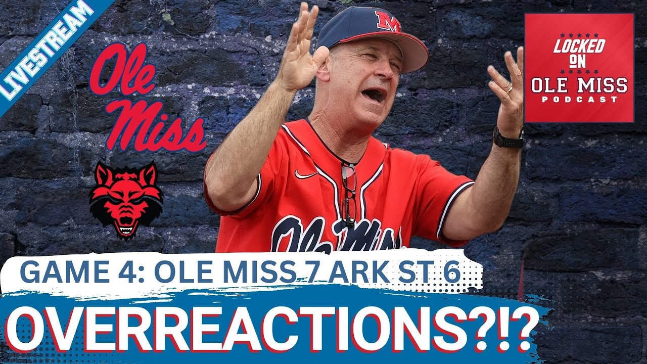 REACTION: Ole Miss ALMOST CREATES DISASTER After Horrible Fielding Game vs Arkansas State 📱