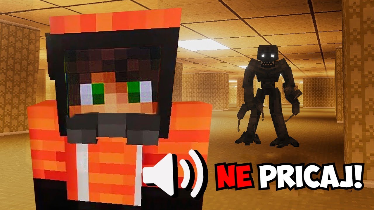 Zarobljen sam u Backroomsu u Minecraftu
