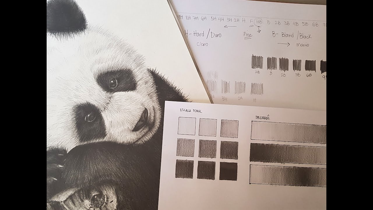 Dicas de desenho para Iniciantes 04 - Escala tonal