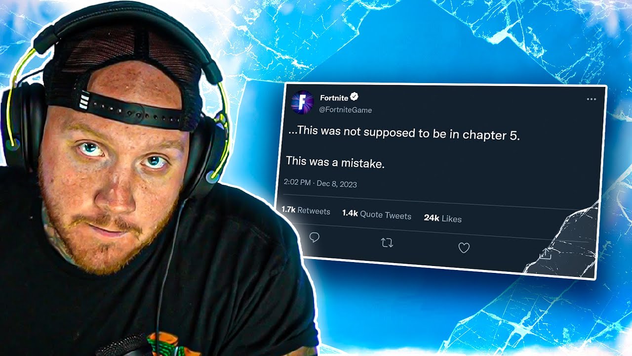 FORTNITE MADE A MISTAKE IN CHAPTER 5