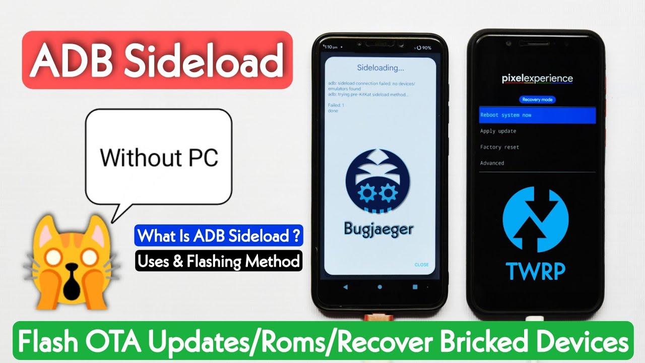 ADB Sideload Without PC | Flash Firmware, OTA, Custom Rom Using ADB Sideload | Uses Of ADB Sideload