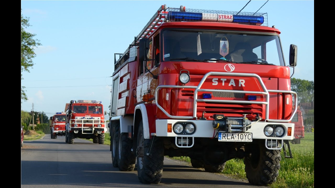 Alarmowo 7 zastępów OSP z gminy Białobrzegi!