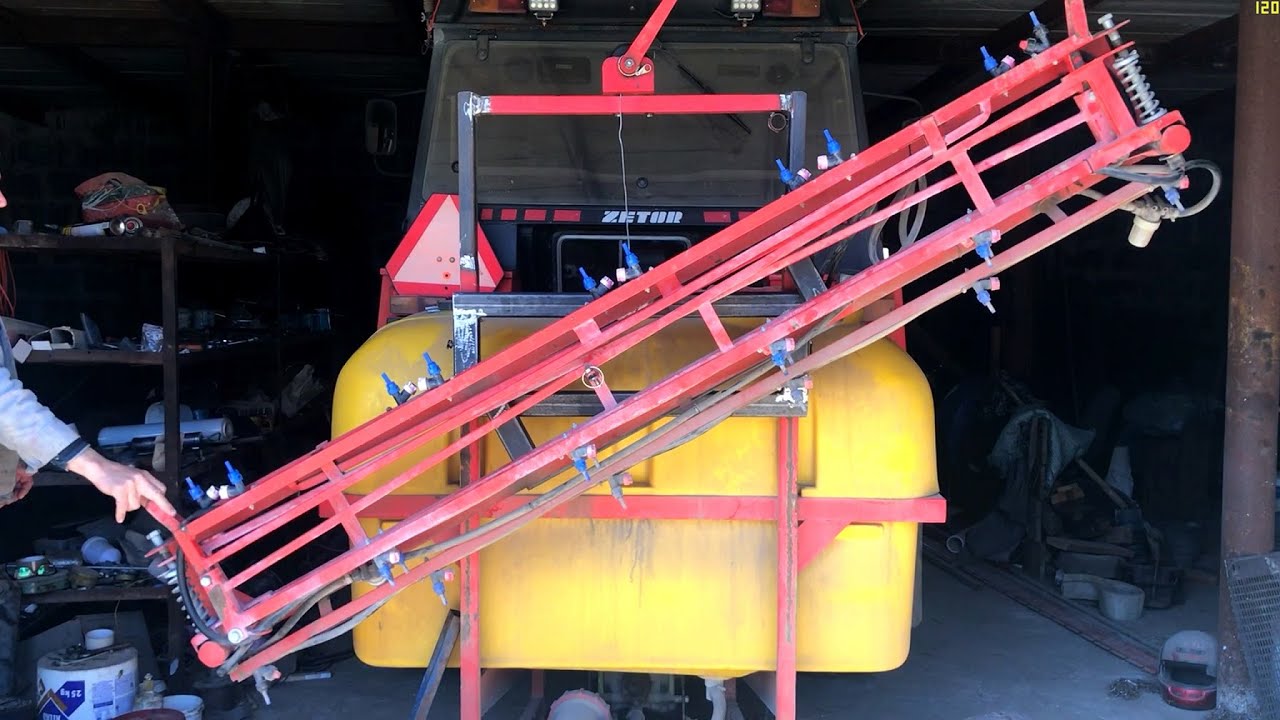 Przeróbka opryskiwacza. Hydrauliczne poziomowanie belki