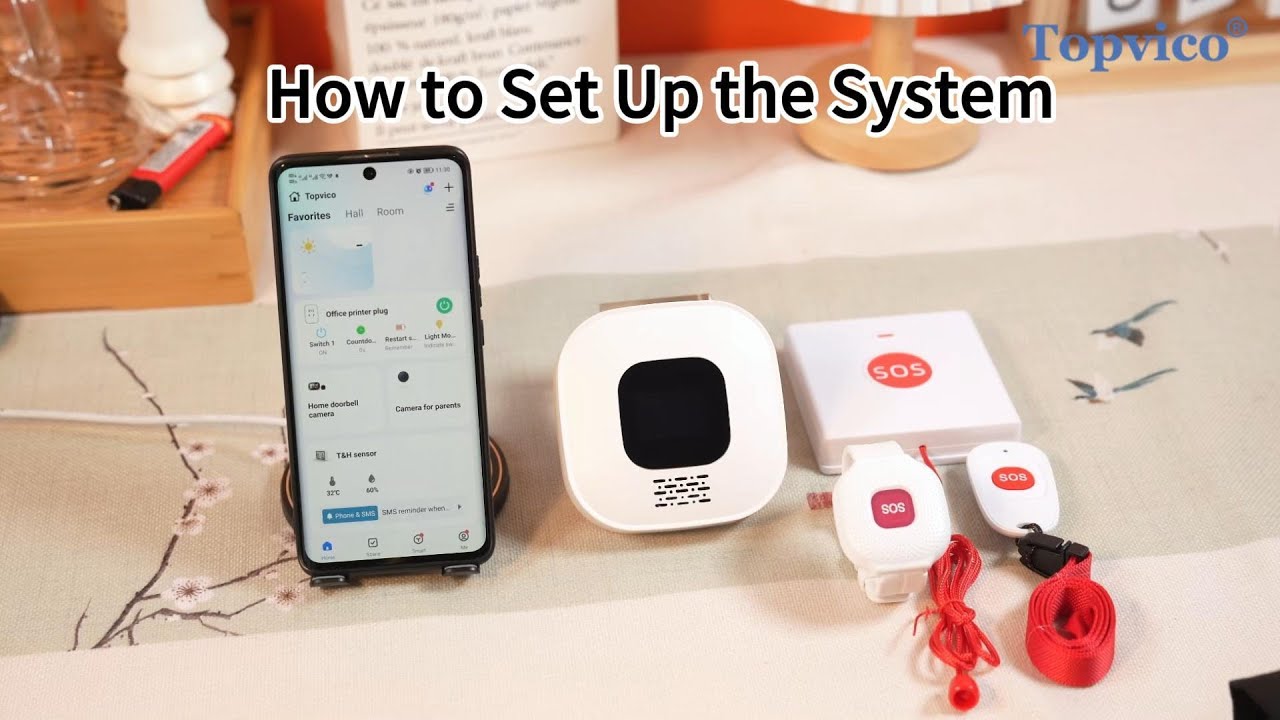 Protect Your Loved Ones: Easy Topvico Panic Button WiFi Setup Guide (Tuya Smart APP) #elderlycare