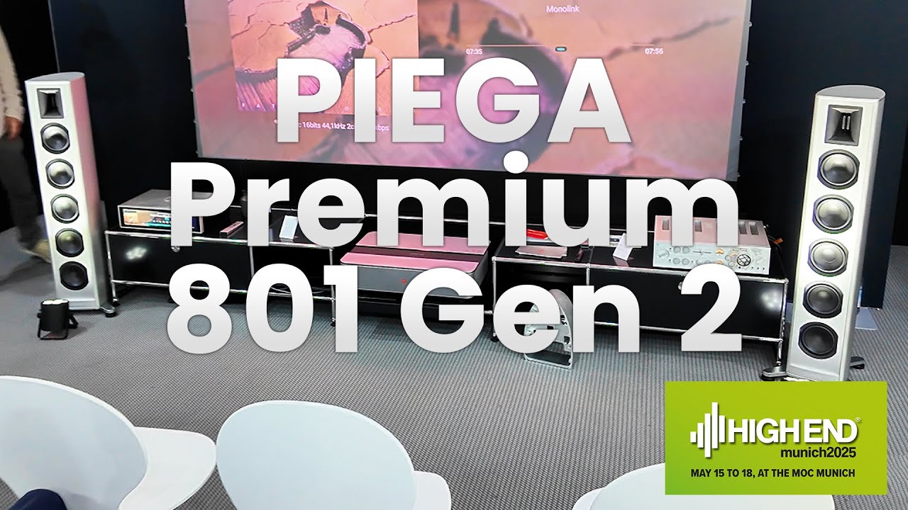 PIEGA Premium 801 Gen2 – Schweizer Klangkunst auf der HIGH END München 2025