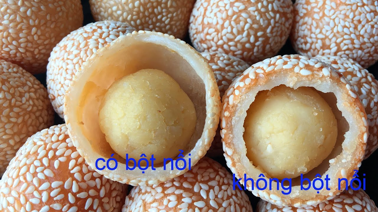Bánh Cam Lúc Lắc Cách Chữa Trị Nổ, Xẹp, Mềm - Fried Sesame Glutinous Rice Balls