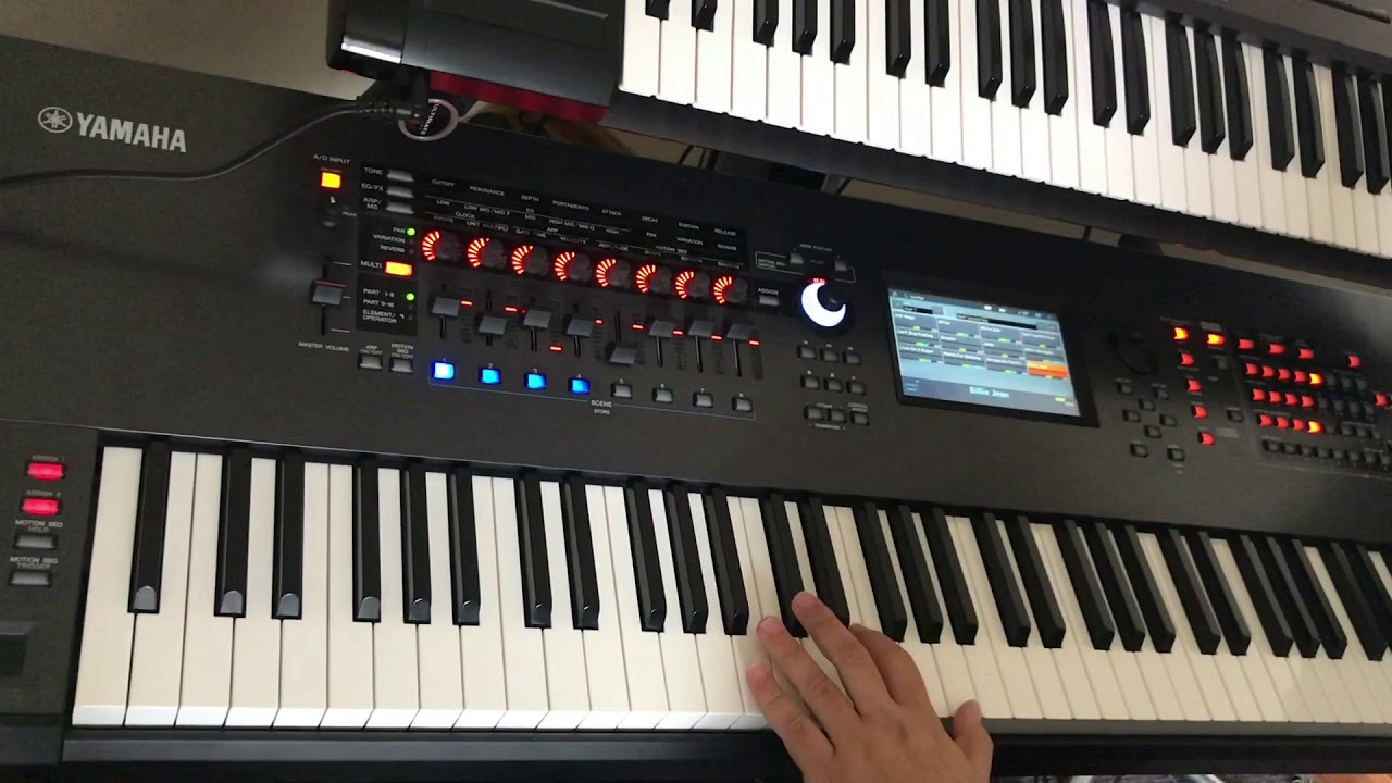 Billie Jean Michael Jackson Yamaha Montage MODX Keyboard Synth Sounds