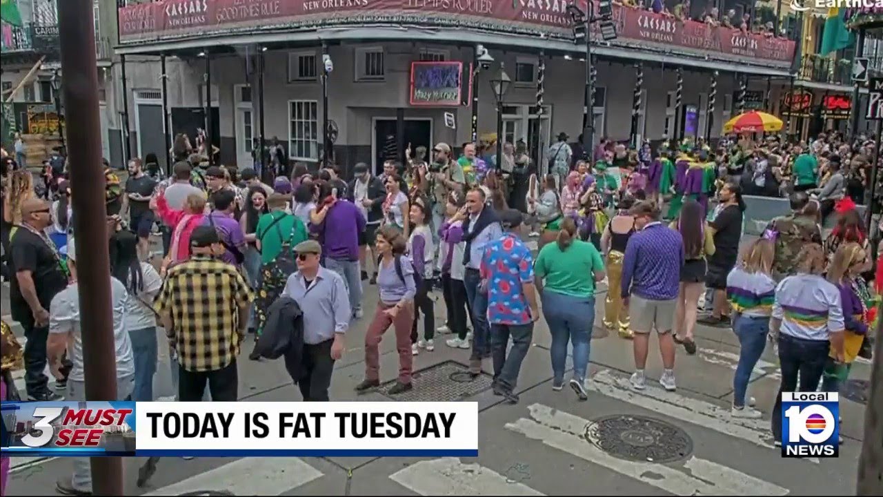 Mardi Gras celebrations going strong on Fat Tuesday in New Orleans