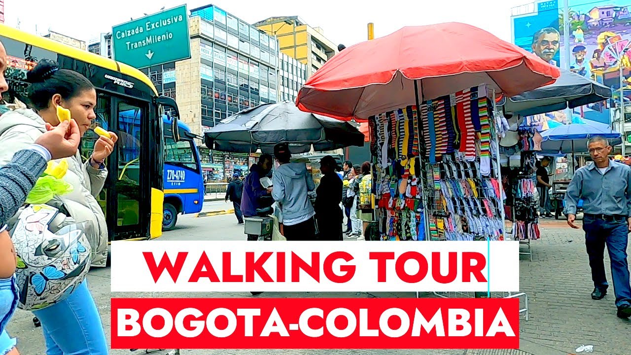 🇨🇴💠🚶Rainy Day Walking Tour | la Candelaria | Bogota, Colombia