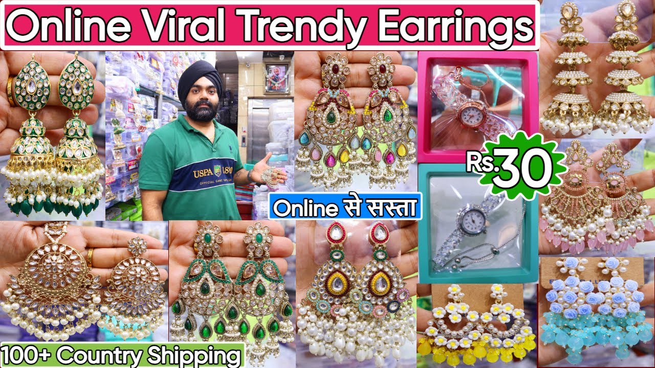 Premium Designer Earrings Collection 2024 | Bridal, Wedding & Festival Special Earrings & Jewellery