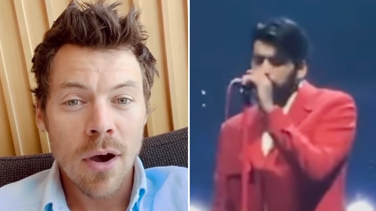 Гарри Стайлс РЕАКЦИЯ на исполнение Зейном песни &laquo;Night Changes&raquo; на концерте спустя 10 лет после е...