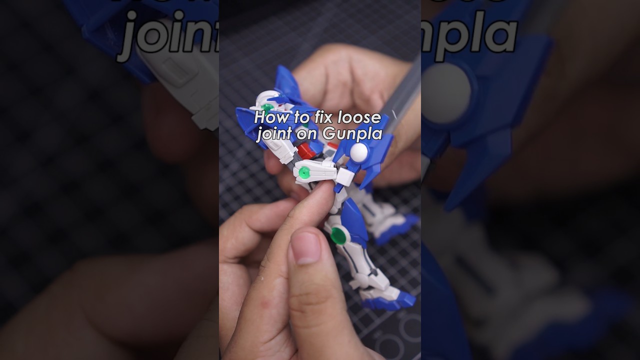 How to fix loose joint on Gunpla #shorts
