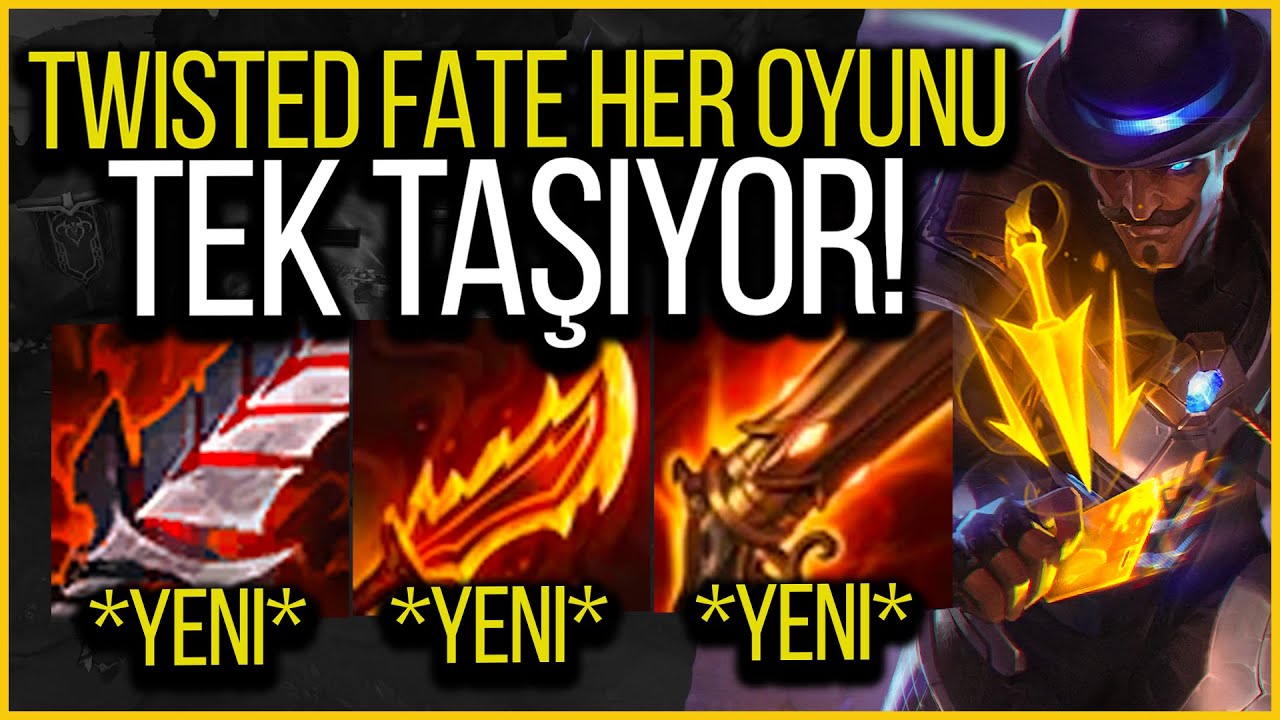 💯 Ad Twisted Fate Bağımlılık Yapıyor Hasarı İnanılmaz 💯
