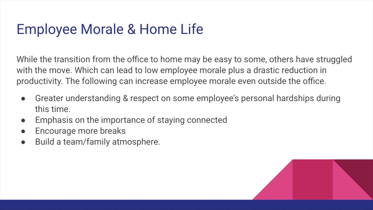 A Guide to Improving Employee Morale