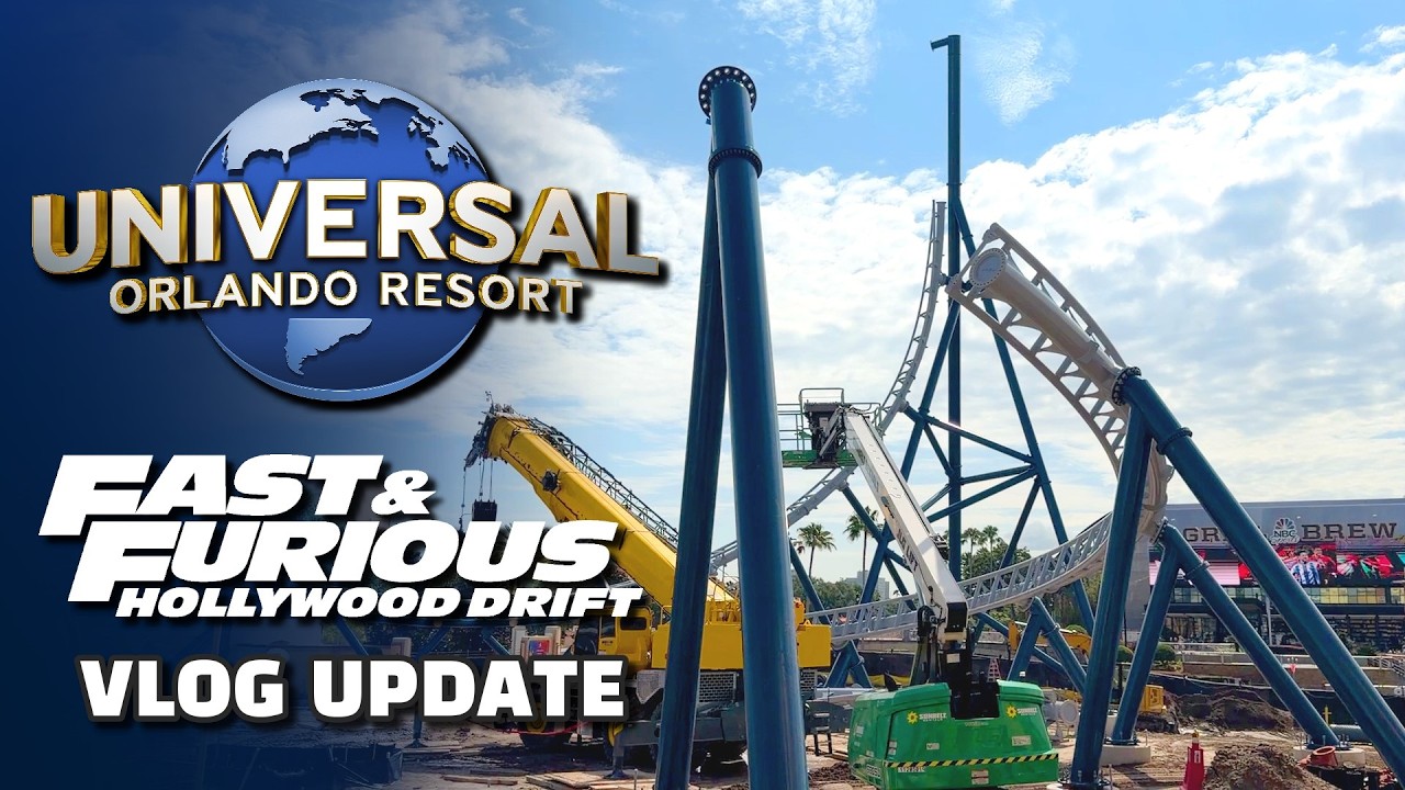 Universal Orlando Vlog Update: Track Installation, Lost Continent Demolition, & HHN Set-Up