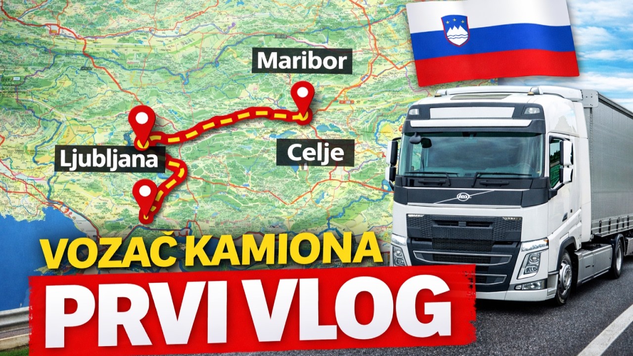 🚛 MOJ PRVI VLOG | Ljubljana – Celje – Maribor Ruta