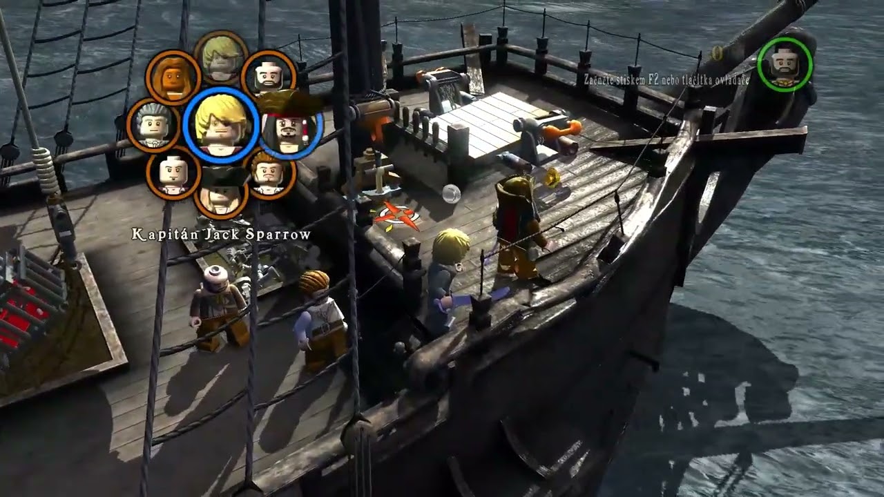 lego pirates of the caribean: kraken na scéně