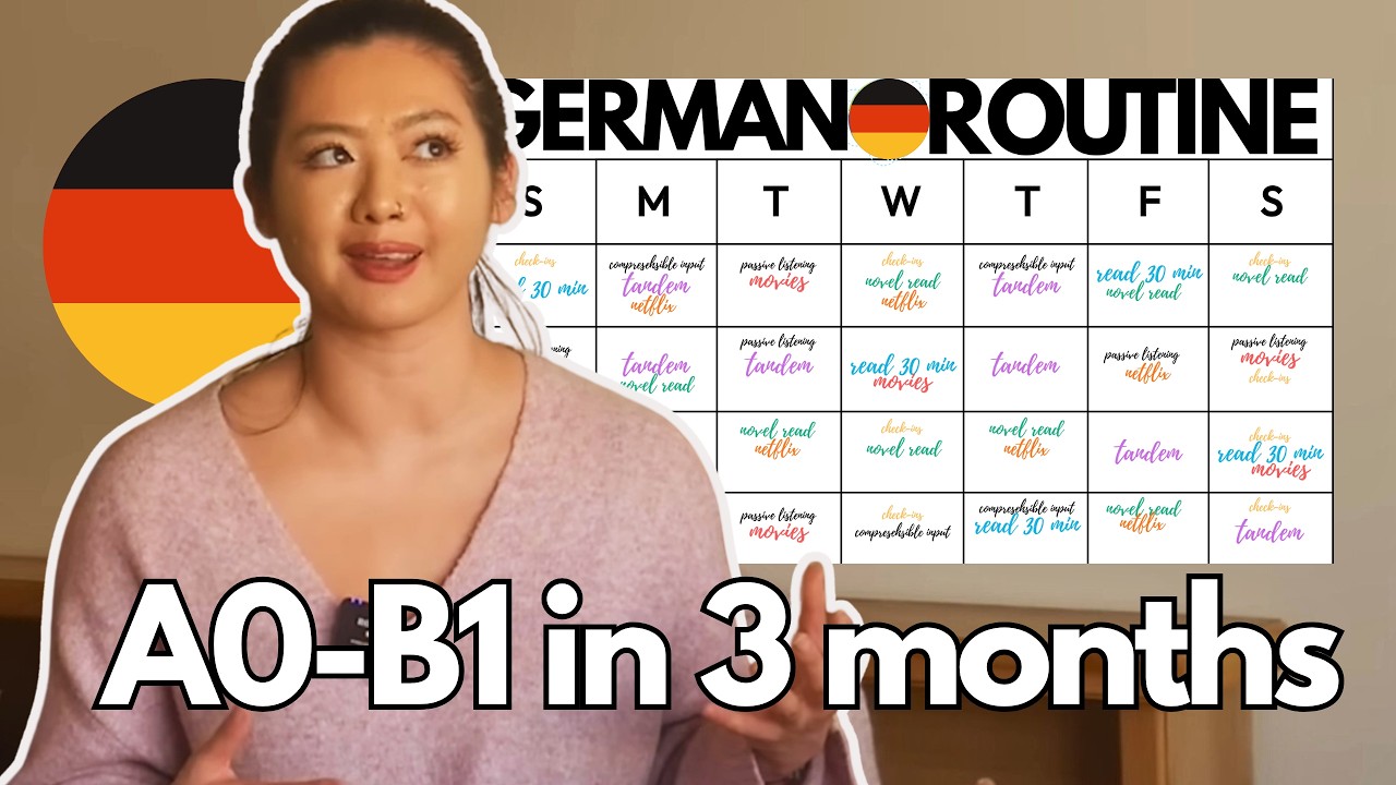 Your Step-by-Step German Study Plan to Reach B1 in 3 months