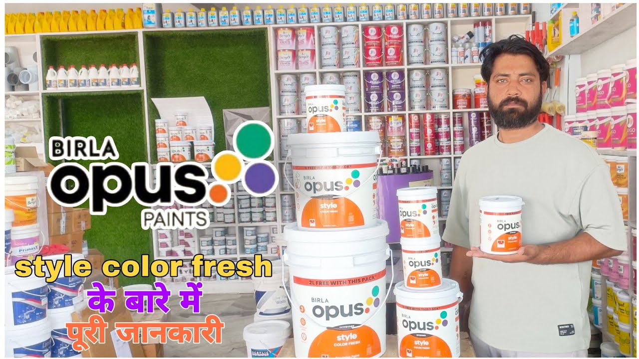 Birla Opus-Style Color Fresh | Economy Emulsion paint |  aditya birla grasim paint's | full detail