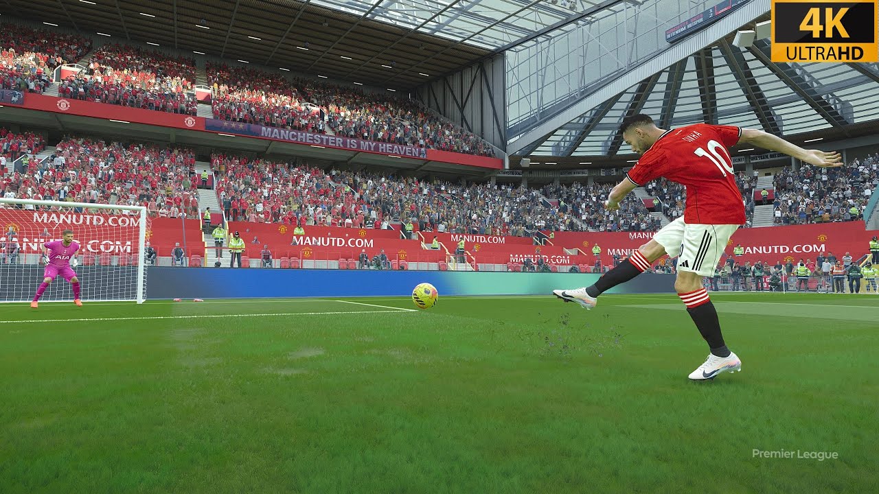 4K | PES2021 Ultra Realism & Gameplay | Manchester United x Tottenham -Premier League 25/26