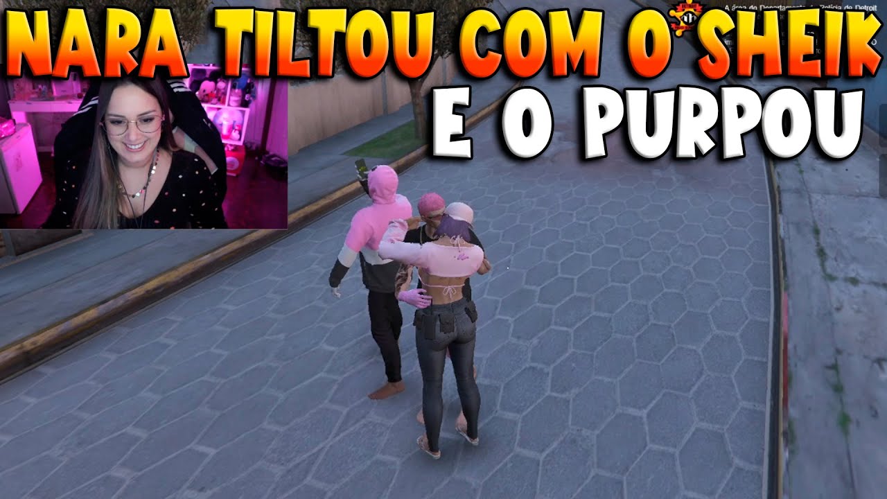 NARA TILTOU COM O SHAKE E PURPOU 😂😂😂