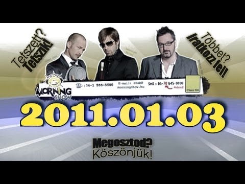 ClassFM MorningShow 2011 01 03 (BUÉK, Jani ajandékot oszt, Rappelő néni)