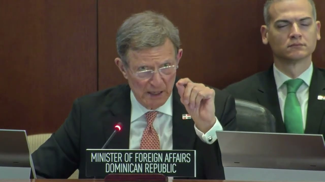 Canciller presenta conflicto Haití ante la OEA