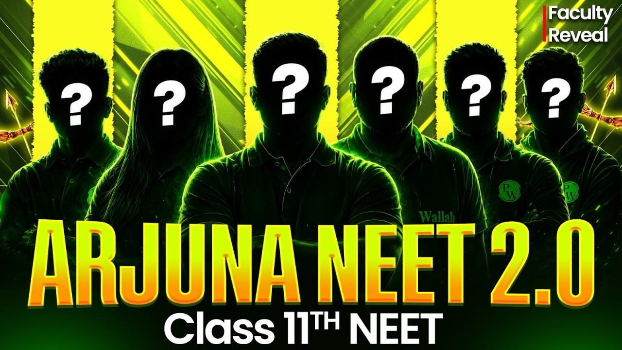 Arjuna NEET 2.0 2027 - Faculty Reveal🔥 | Most Powerful Batch of Class 11th NEET